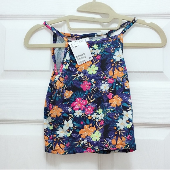 NWT H&M Tropical Tank Top - Picture 1 of 2